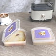thumbnail image 5 of Reusable Sandwich Container Sealed Container Transparent Bread Box B, 5 of 5
