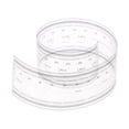 thumbnail image 1 of Unique Bargains Film Flexible Ruler 30cm 0.1mm Scale with R Angle & Width Lines PET Plastic Folding Straight Ruler, 1 of 6