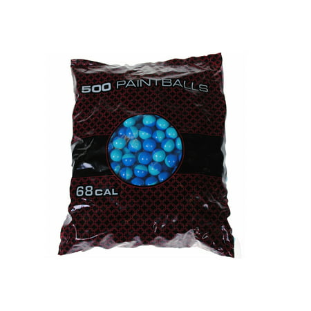 XBALL CERTIFIED MIDNIGHT 500 Paintballs - Blue / Light Blue Shell - AQUA