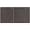 thumbnail image 2 of Haosy Hardcover 3 Ring Binder 1.5 Inch Ring Decorative Binder Organizer for Home School Office, Dark Coffee, 2 of 10
