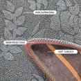 thumbnail image 6 of Blue Abstract Geometric Waves Area Rug - Washable Non-Slip Indoor Carpet, 6 of 6