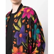 Saint Laurent Teddy Fleurs Crepe Jacket (Men's)