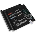 thumbnail image 2 of Self-adhesive Blackboard Film for Home Office, DIY Decoration, Presentation, Black, 2 of 4