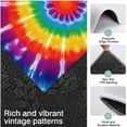 thumbnail image 3 of Rainbow Tie Dye Mandala Kitchen Rugs Sets Of 3,Kitchen Runner Rugs Non Skid Washable,Decorative Kitchen Floor Mats for Kitchen,Sink,Laundry,17"x30"+ 17"x47" + 17"x59", 3 of 6