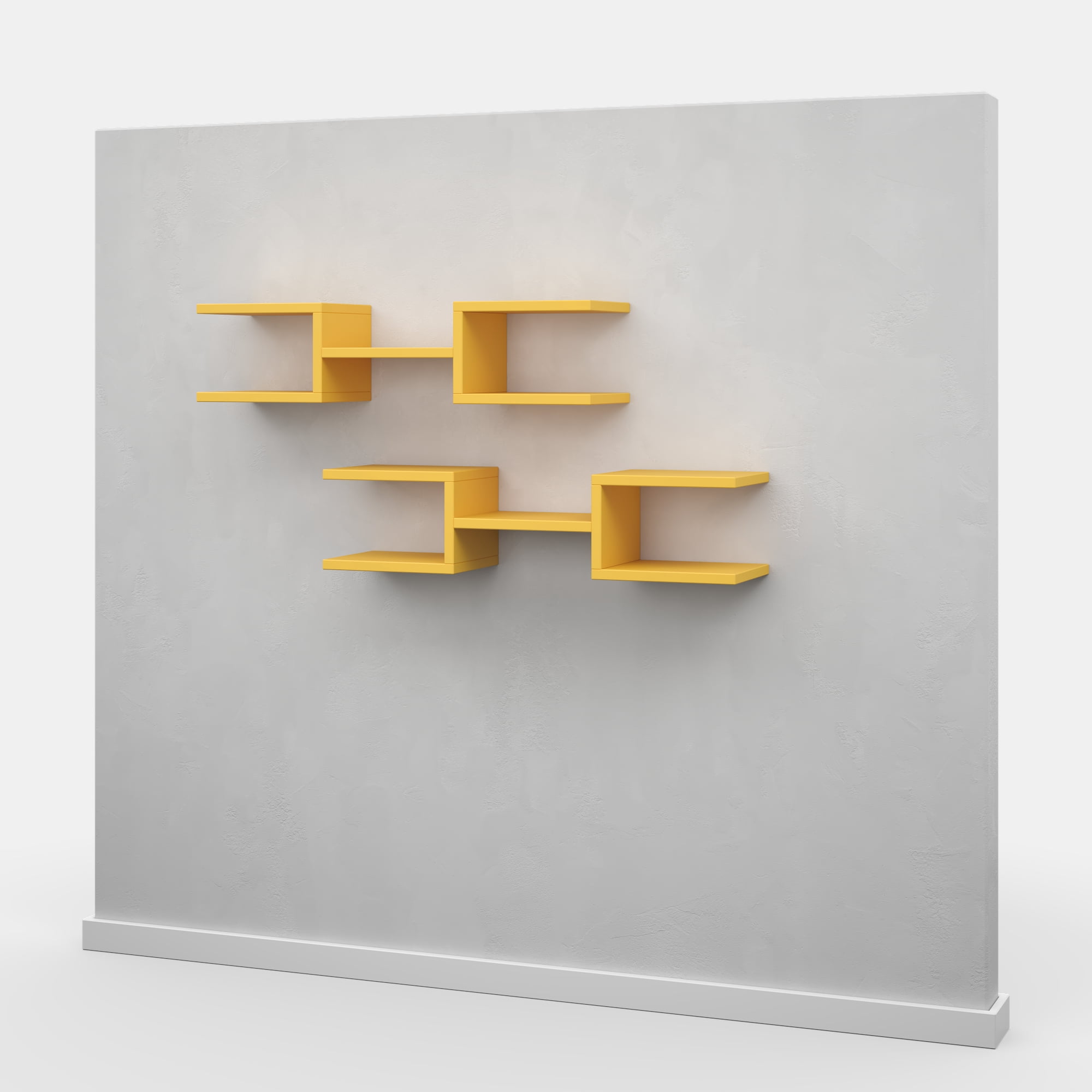 Ada Home Decor Welby Modern Wall Shelf - 6.69'' H x 29.53'' W x 7.87'' D