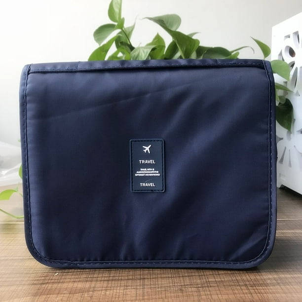 Bolsa de lavado con gancho de sarga, bolsa de cosméticos, estilo coreano, impermeable, bolsa de almacenamiento de gran capacidad, portátil, para hombres y mujeres, para viajes de negocios