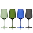 thumbnail image 6 of Viski Nouveau Wine Glasses for White and Red Wines, 22 oz Set of 4, Seaside, 6 of 7