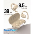 thumbnail image 3 of TOZO OpenWear Open Ear Earbuds, AI Translation Bluetooth Headphones, Real Time 164 Languages, 38H, Stereo Bass, Adjustable Soft Earhooks, Low Latency, APP-EQ, Lightweight Comfort for Running, Office, 3 of 8
