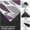 thumbnail image 3 of Purple Leaf Pattern Kitchen Rugs Sets Of 3,Kitchen Runner Rugs Non Skid Washable,Decorative Kitchen Floor Mats for Kitchen,Sink,Laundry,17"x30"+ 17"x47" + 17"x59", 3 of 6