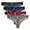 Bla*Gra*Red*Nav, variant on Charmo Women's Lace Panties Breathable Underwear, 4 Packs