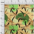 thumbnail image 2 of oneOone Rayon Yellow Fabric Flamingo Craft Projects Decor Fabric Printed By The Yard 56 Inch Wide, 2 of 5