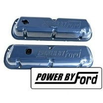 Scott Drake C8OZ-6A582-BL Valve Covers Stock Style Blue