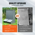thumbnail image 5 of VEVOR Hog Feeder, 3.7 Bushel Capacity, Double Door Pig Feeder, Heavy Duty Steel Piglets Feeder, Multipurpose Trough Creep Feeder, Outdoor Livestock Feeder Farm Accessory for Feeding up to 8 Hogs, 5 of 9