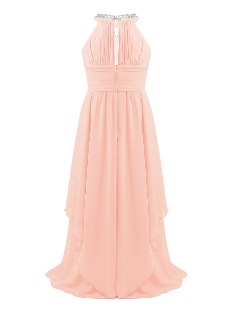 knee length dresses for ladies Jasmine Halter Maxi Dress, in Light Pink Luxe Satin, Size: Xs | Show Me Your Mumu