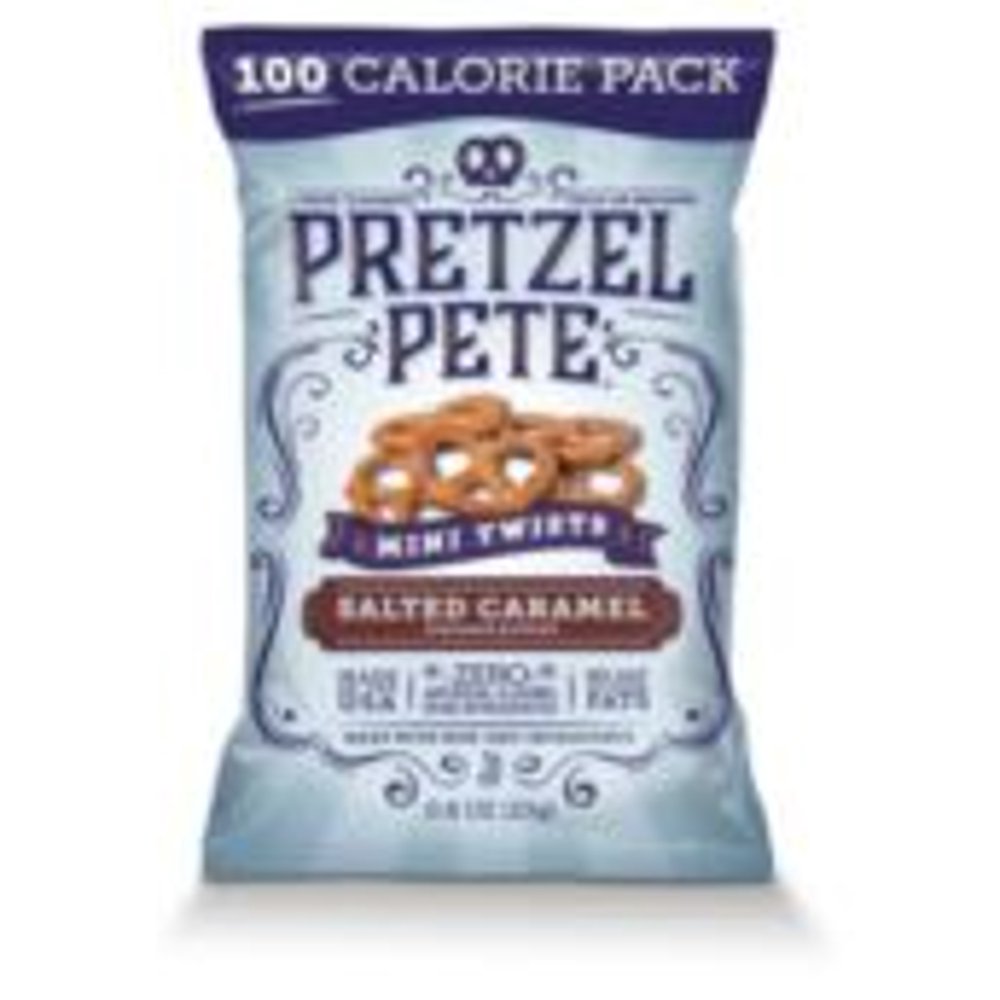Pretzel Pete 100 Calorie Salted Caramel Mini Twist Pretzels, 12 Ct (0.8