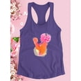 thumbnail image 3 of Mom Baby Watercolor Art Racerback Tank Women -Image by Shutterstock, Female x-Small, 3 of 4