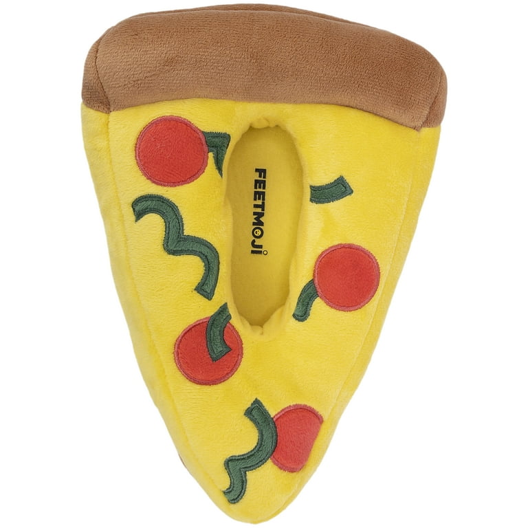 FEETMOJI Kids Slippers,Pizza Novelty Slippers,Pizza Party Slippers