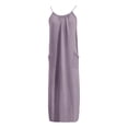 thumbnail image 4 of Girls Sleeveless Loose Fit Pocket Dress Playwear Homewear Casual For Toddlers And Kids Girls Summer Dress Cassual Formal Dresses Cute Sun Dresses, 4 of 5