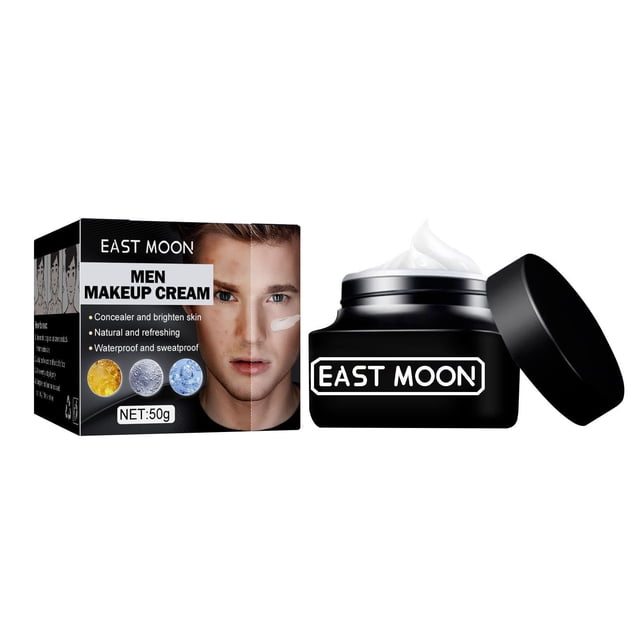 Crema hidratante, crema facial para hombres, corrector, manchas, imperfecciones de la piel, maquillaje, hidratante, crema facial Lazy Beauty.
