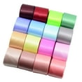 thumbnail image 2 of Double Faced Satin Ribbon,16 Colors 32 Yard Assorted Ribbon Fabric Ribbon Perfect for Gift Wrapping/Christmas/Wedding Favors/Party Decoration DIY Crafts, 2 of 8