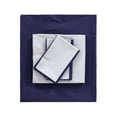 thumbnail image 2 of SUSSEXHOME Midnight Thoughts %100 Cotton Duvet Cover Set, Dark Blue, King Size Duvet Cover, 1 Duvet Cover, 1 Fitted Sheet and 2 Pillowcases, Iron Safe, Hypoallergenic, Breathable Bedding Set, 2 of 7