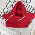 thumbnail image 1 of 1 sudaderas con capucha cálidas de invierno para mascotas, ropa de exterior para animales pequeños, conejito, gatito, bebé, conejillo de indias, sudadera de Cosplay,Rojo, 1 of 7