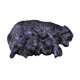 thumbnail image 1 of Figura de perro en miniatura,Figura de perro en miniatura para decoración de jardín de hadas,Figura de animal en miniatura para maceta decorativa,Accesorios para casas de muñecas con Negro, 1 of 8