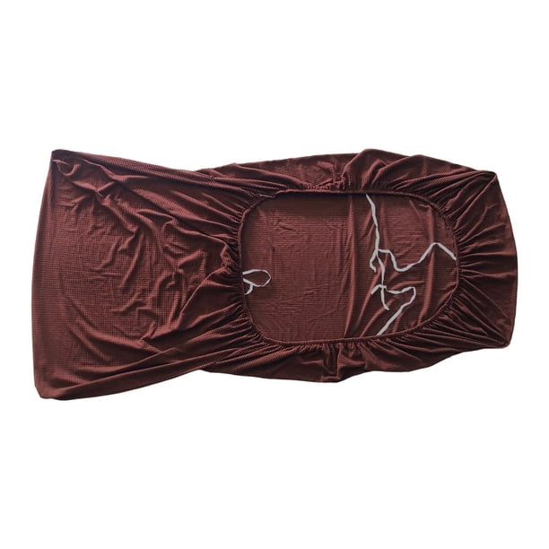 Funda protectora para muebles de interior sin brazos para sala de estar y dormitorio Marrón