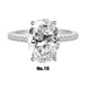 thumbnail image 4 of Sonducket Anillos de boda de moda: brillo brillante en el día de la boda Anillos de aleación de alta para mujeres Anillo de compromiso de plata Type1 NO1, 4 of 6