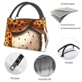 thumbnail image 4 of Balery Cartoon Cheetah With Attitude Bolsa de Aislamiento Portátil – Bolsa de Almuerzo con Forro de Aluminio Mejorado, Funda Impermeable y Fácil de Limpiar para Picnic y Caja de Almuerzo, 4 of 6
