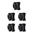 thumbnail image 1 of Rodilleras de secado rápido Yuarrent para disfraz de baile y deportes esponja negro + blanco, 1 of 6