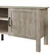 thumbnail image 6 of Home Design Topeka 55" TV Stand with Open Shelves and Storage Compartments, Modern Rustic Design for Living Room, Antique Gray, 6 of 9