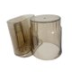thumbnail image 1 of Soporte para cepillos de dientes y pasta de dientes de pared con vaso de enjuague Almacenamiento para cepillos de dientes Marrón, 1 of 9