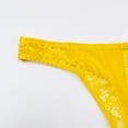 thumbnail image 4 of Varsbaby Lace Thongs Embroidery Transparent Low Rise Underwear Panty, 4 of 5