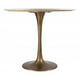 thumbnail image 2 of Mesa de Comedor Kessa Muebles Fullerton Blanco Dorado, 2 of 5