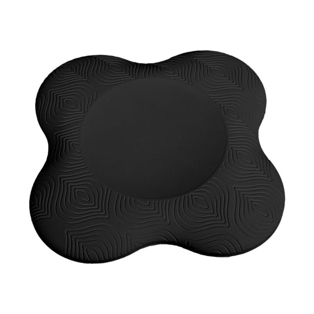 Almohadillas De La Rodilla De Yoga Lavable CUSION MAT SOPORTE SOPORTE SONLIBLE BALANCE BALANCE NEGRO Sunnimix Rodillas de yoga