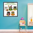 thumbnail image 4 of Cuadros Decorativos Kits de punto de cruz estampados Halloween Animal 14CT bordado DIY Set decoración del hogar Tmvgtek embutido en tela, 4 of 9