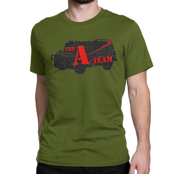 Camisetas de coches del Equipo A para hombre y mujer, camisetas vintage de algodón puro, camisetas de manga corta con cuello redondo, idea de regalo, ropa