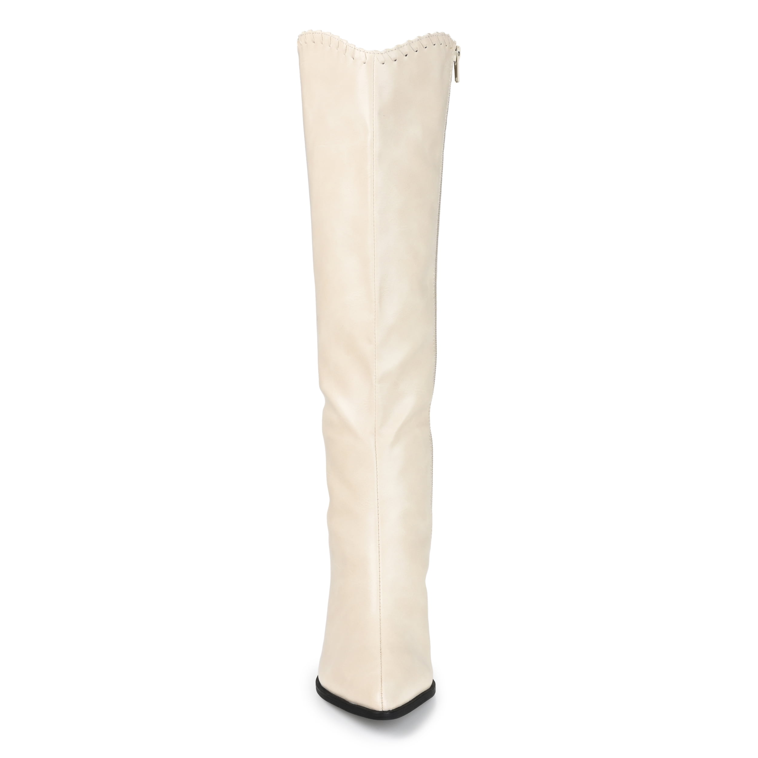 Journee Womens Daria Stacked Heel Knee High Boots