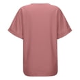thumbnail image 5 of SNKSDGM Easter Shirts Going Out Tops for Women Long Sleeve Sexy Women's Summer Short Crop Top Bat Wing Sleeve Shirt Fashion V Neckwear Plus Size Tops for Women Long Sleeve Green, 5 of 5