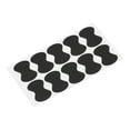 thumbnail image 2 of Guitar Pick Grips, Soft Silicone Pick Non Slip Sticker Reasonable Size Wear Resistant Symmetrical Structure With Adhesive Backing For Stringed Instrument Black,White, 2 of 8