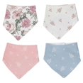 thumbnail image 1 of Baby Bib Set Absorbent Waterproof Triangular Cotton Infant Drool Bibs for Newborn Feeding 4pcs Type 4, 1 of 4