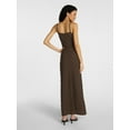 thumbnail image 2 of No Boundaries Sleeveless Ruffle Maxi Dress, Women's XXS-XXL, 2 of 4
