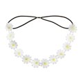 thumbnail image 1 of BeeSpring Diadema con Flor de Margarita, Corona de Girasol, Corona para el Cabello, Tocado Floral Bohemio para Fiestas de Festivales de Bodas de Turismo de Primavera (Blanco), 1 of 5