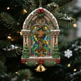 thumbnail image 5 of TNDBKQWR Christmas Nativity Decorations, Christmas Decorations Ornaments Christmas, Handmade Nativity Scene Ornament 15cm(1PCS), 5 of 6