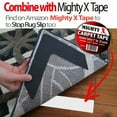 thumbnail image 2 of iPrimio NeverCurl's Best V Shape Design to Instantly Stops Rug Corner Curling. Safe for Wood Floors. for Indoor & Outdoor Rugs. Not an Anti-Slip pad. Made USA. Patent Pending, 2 of 2
