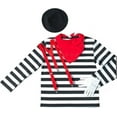 thumbnail image 2 of Costume Agent Women's Mime Halloween Cosplay Set Multicoloured, 2 of 7