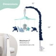 thumbnail image 4 of The Peanutshell Sealife Baby Musical Crib Mobile, 12 Lullabies, 4 of 8