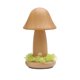 thumbnail image 2 of Lámpara de madera con forma de hongo, luz de noche, adorno estético creativo para escritorio, lámpara de mesita de noche para decoración de dormitorio S Luz cálida, 2 of 10
