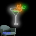 thumbnail image 2 of Handmadetneonsign Shiba In A Martini Neon Sign, Martini Neon Light, Bar Wall Art, Dog Home Wall Decor 92436, 2 of 5